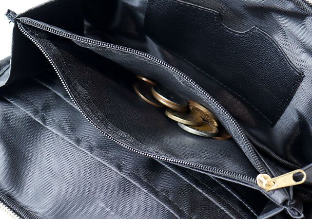 宝島社スヌーピー付録黒スマホショルダー