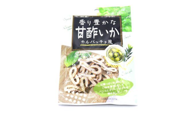 ダイソー 香り豊かな甘酢いか カルパッチョ風 パッケージ