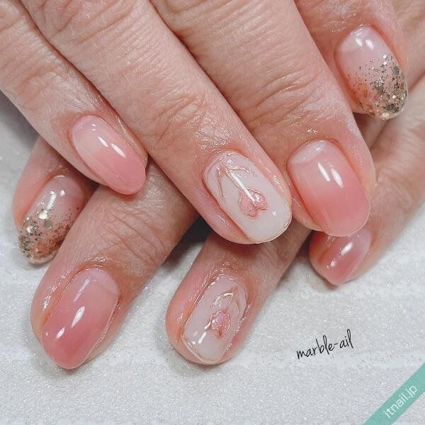 marble-ailが投稿したネイルデザイン [photoid:I0130139] via Itnail Design (734891)