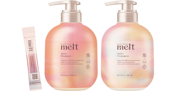メルト モイストシャンプー、同 モイストトリートメント、同 クリーミーメルトフォーム
