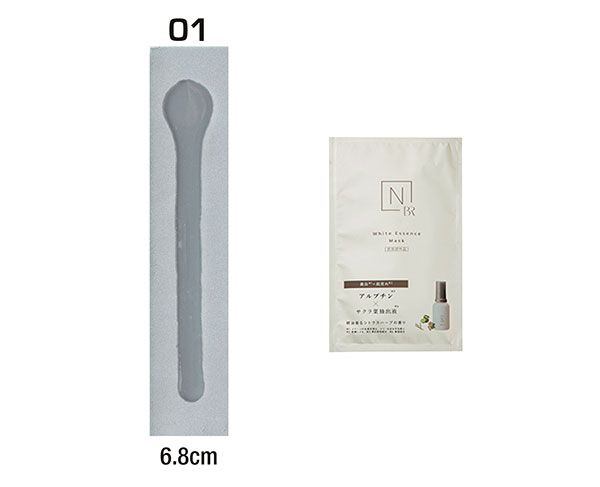 01：N organic Bright／粘度、垂れ具合：6.8cm