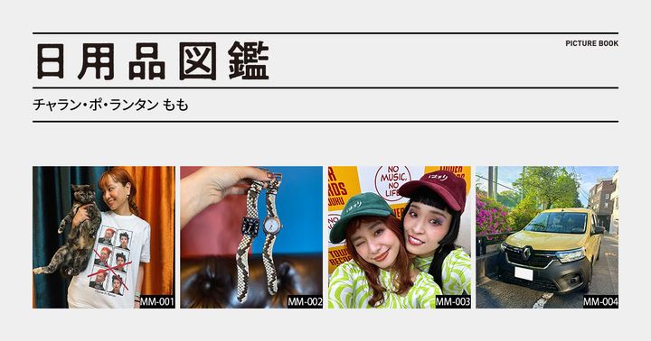 日用品図鑑：チャラン・ポ・ランタン ももの愛用する〈ルノー〉のカングーetc.