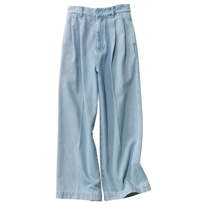 デニム, 薄色デニム,アンクレイヴ ホワイト