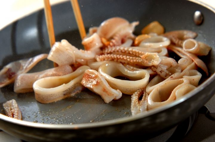 イカのサルターテの作り方2