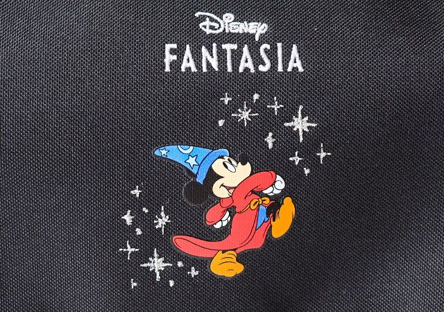 宝島社のディズニームック付録のFANTASIAの黒ショルダーバッグ4