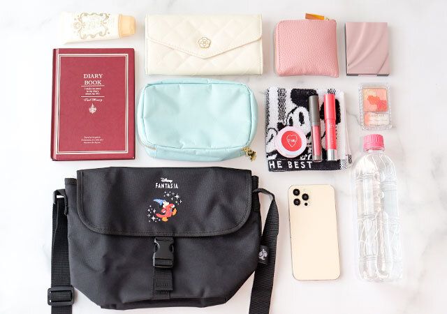 宝島社のディズニームック付録のFANTASIAの黒ショルダーバッグ9