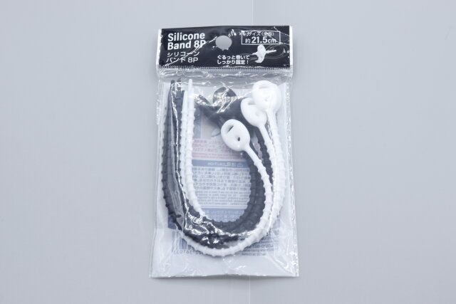 セリア シリコーンバンド 8P パッケージ