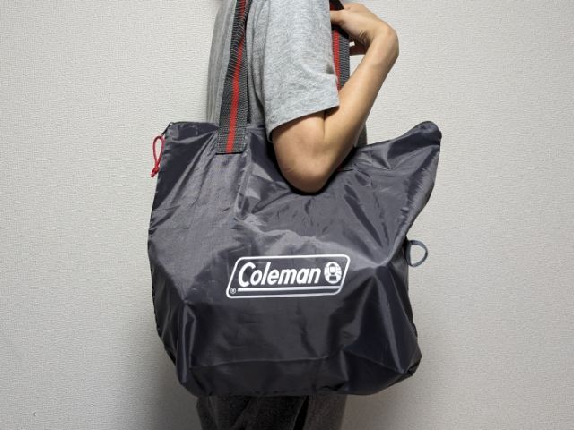 撥水加工お出かけバッグ持ったところ