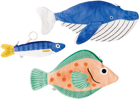 スタイリストがおすすめグッズを紹介！ 集めて遊びたくなる!?「お魚のポーチ」【最新号からちょっと見せ】の画像1