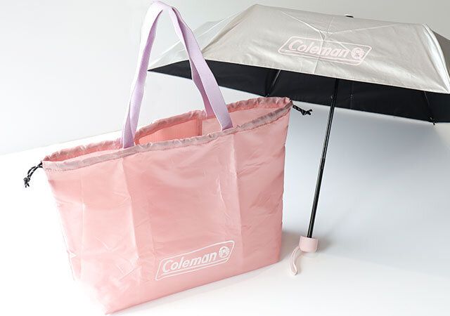 宝島社のsweet7月号付録のコールマンのトートバッグと折りたたみ傘2