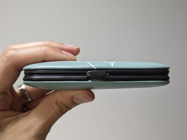 横から見たお手入れセット