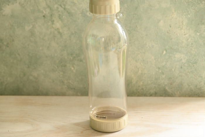 洗浄後のプラスチック製ボトルの様子