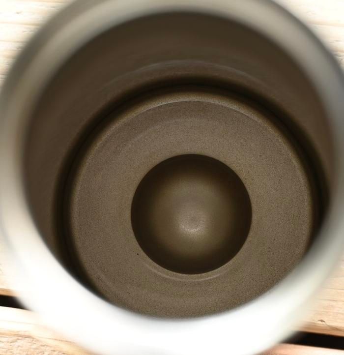 掃除後のステンレス製ボトルの底の様子