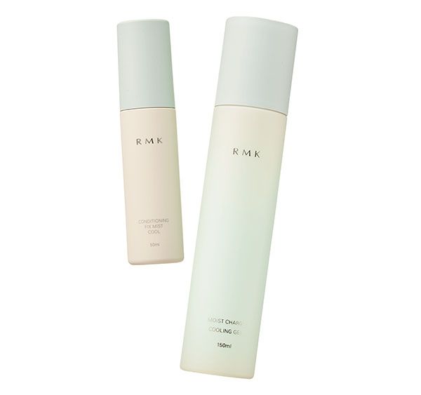 【左】コンディショニング フィックスミスト クール【右】モイストチャージ クーリングジェル