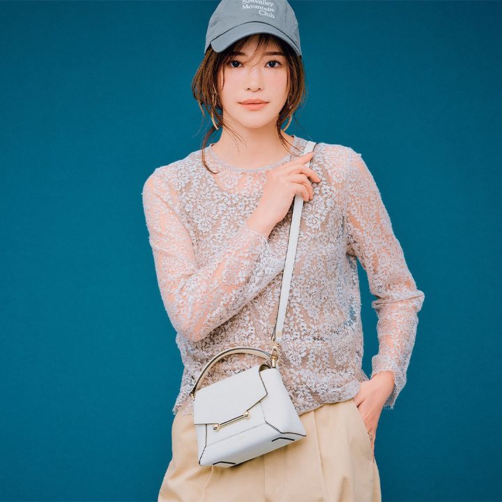 咲和希,レイヤード,レース,トップス,夏コーデ