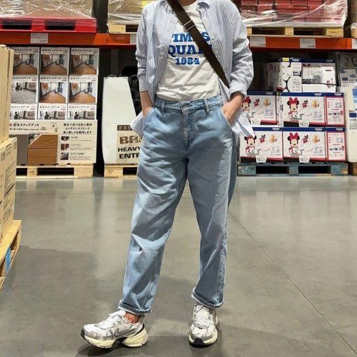 ユニクロ_リラックスアンクルジーンズ_3