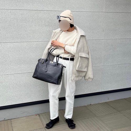 ユニクロ_リラックスアンクルジーンズ_4