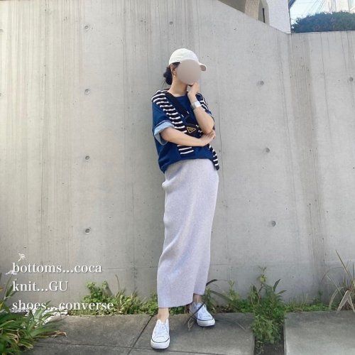 ジーユー_ウォッシュドスウェT_3