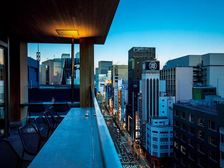 銀座『PLEIN 銀座本店』のテラス席