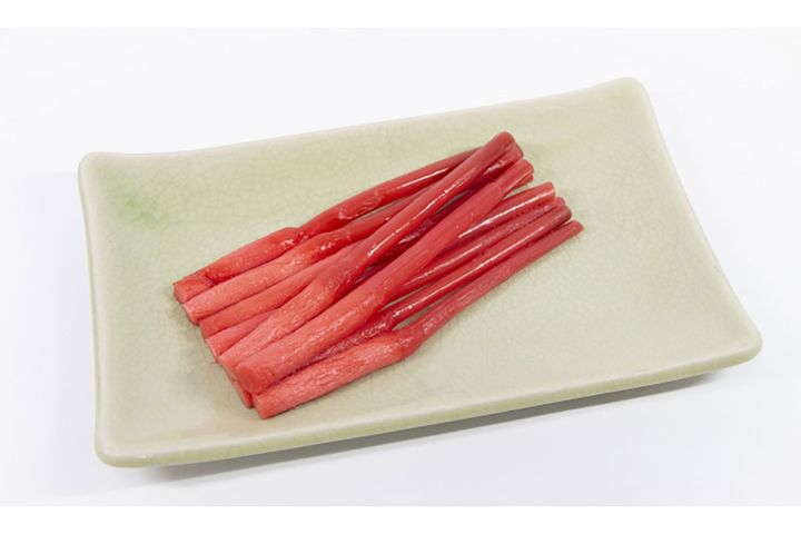 ▲「芽しょうが」の甘酢漬けとして有名なのが“はじかみ”。