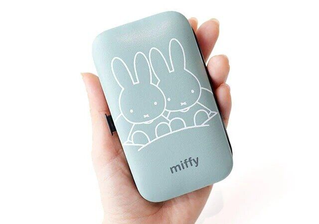 miffy［ミッフィー］レザー調のケースがおしゃれ 身だしなみ7点セット手持ち