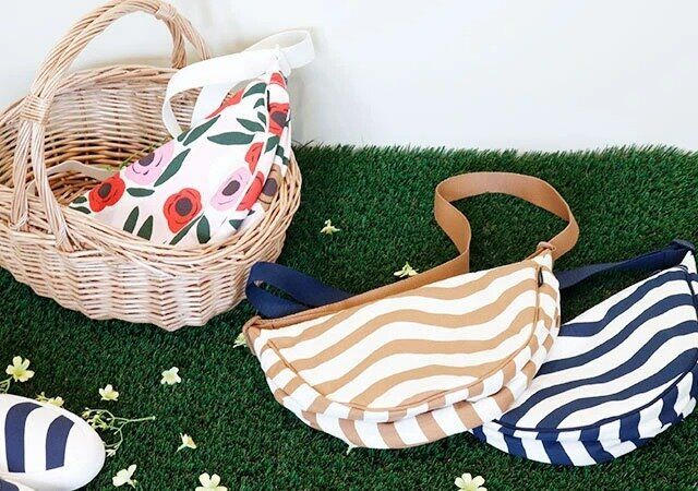 ユニクロマリメッコのラウンドミニショルダーバッグ