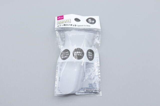 ダイソー ボディ用スパチュラ（5本） パッケージ