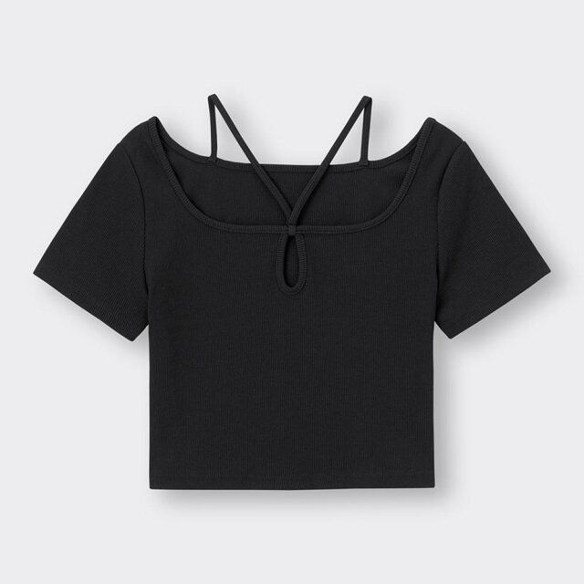 GUレディース990円ネックストラップT