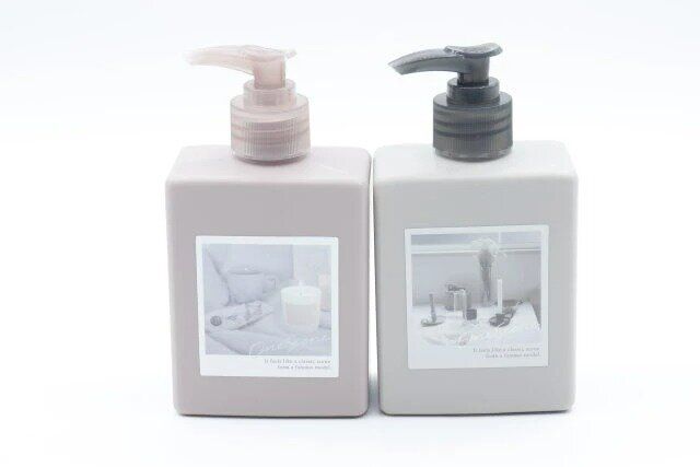 セリア ポンプボトル フォトラベル 300mL