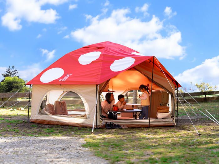 でかキノコテント