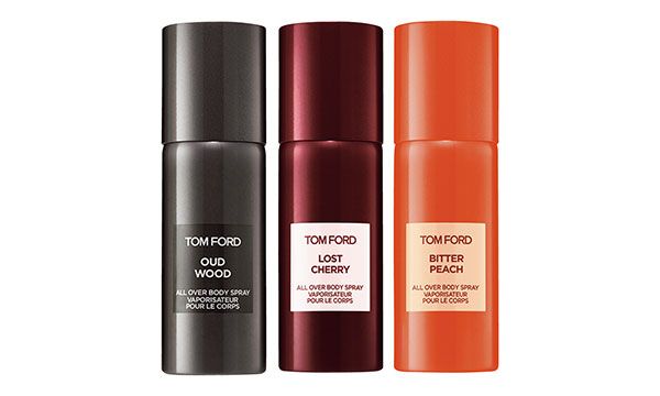 【左】ウード・ウッド オール オーバー ボディ スプレィ【中】ロスト チェリー オール オーバー ボディ スプレィ【右】ビター ピーチ オール オーバー ボディ スプレィ