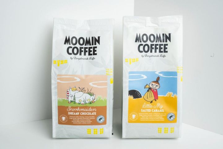 ムーミンコーヒー 各9.90€ 