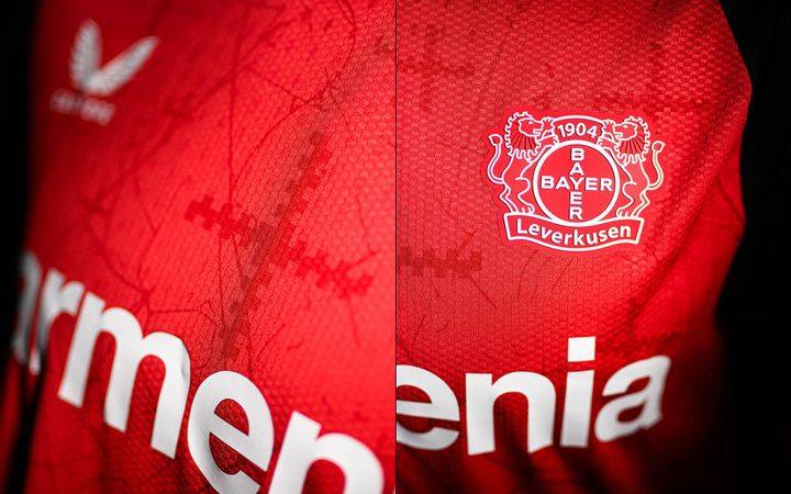 ブンデス王者レヴァークーゼン、2024-25新ユニフォームを発表！初の「黄金チャンピオンバッジ」が輝く