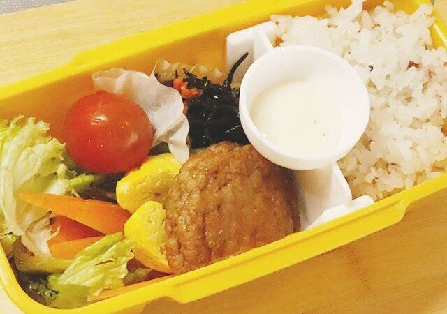 ダイソー アイディアグッズ ランチボックス（ドーム型、1段、500mL） ドレッシング入れ