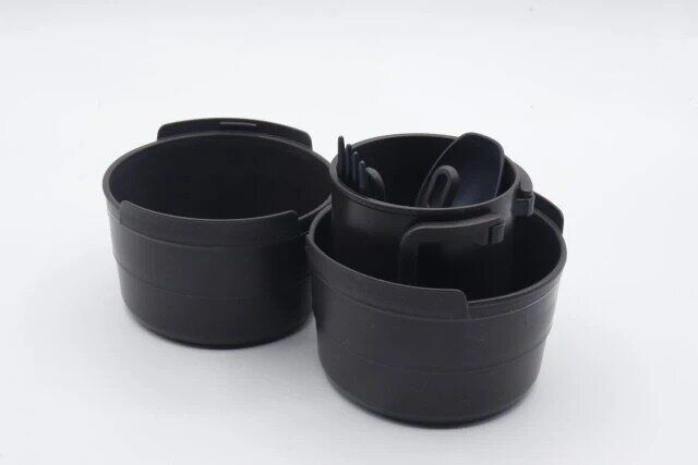 ダイソー アイディアグッズ 収納ケースになるスタッキングボウル（AGAX、2個） 同じシリーズなら収納可能