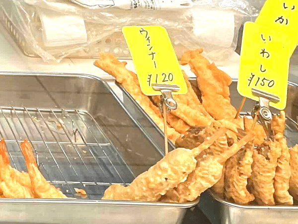日新てんぷら店のてんぷら