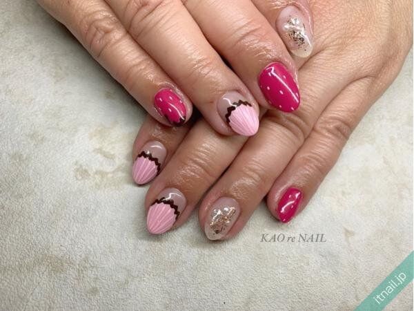 カオリネイルが投稿したネイルデザイン [photoid:I0111264] via Itnail Design (735041)