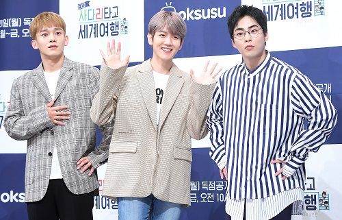 左からチェン、ベクヒョン、シウミン