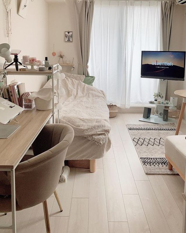 狭い部屋でも大丈夫！コンパクトな部屋をおしゃれにまとめた実例集