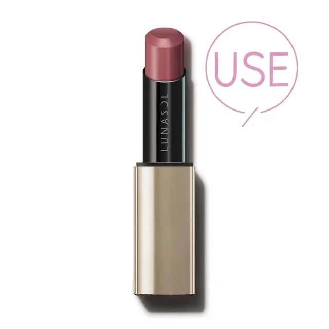 【浴衣メイクにおすすめ】ルナソル プランプメロウリップス サテン 01 ¥4400／カネボウ化粧品