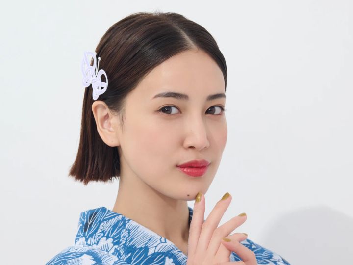 浴衣 ショートヘア メイク 藤井夏恋