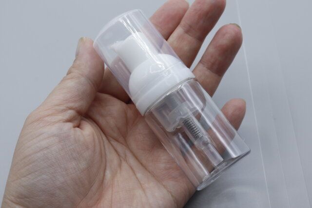 ダイソー 泡ポンプボトル サイズ感