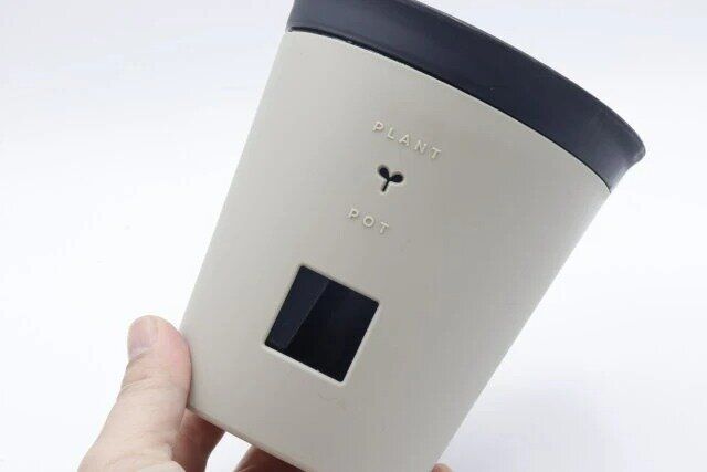 ダイソー 園芸グッズ 底面給水ポット 4号、12cm デザイン