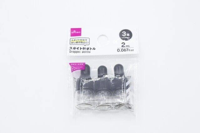 ダイソー 詰め替え容器 スポイト付ボトル 2mL パッケージ