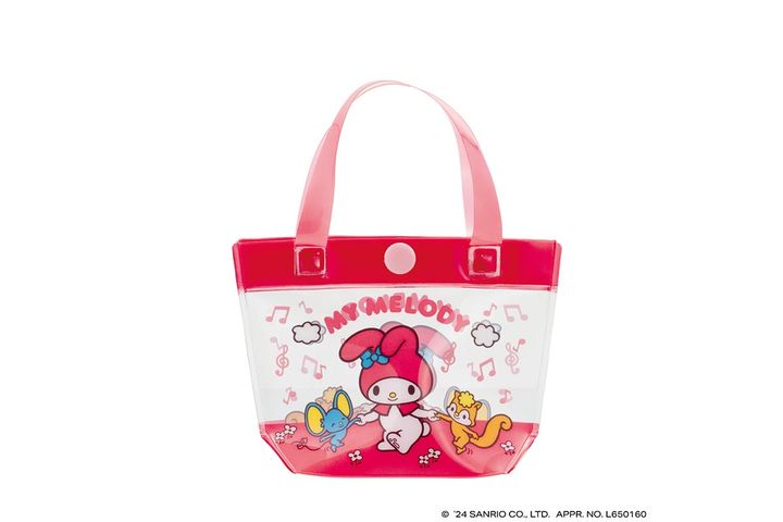 サンリオキャラクターズ プールバッグ風ミニポーチ「マイメロディ」／1回300円（税込み）