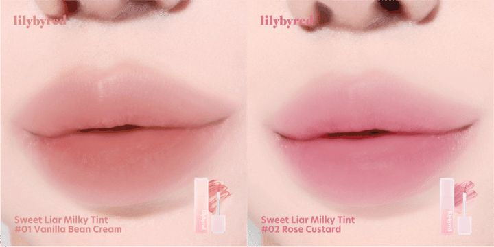 「スウィートライアーミルキーティント」の商品画像「01」と「02」