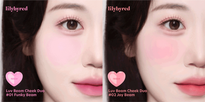 「ラヴビームチークデュオ」の商品画像2種