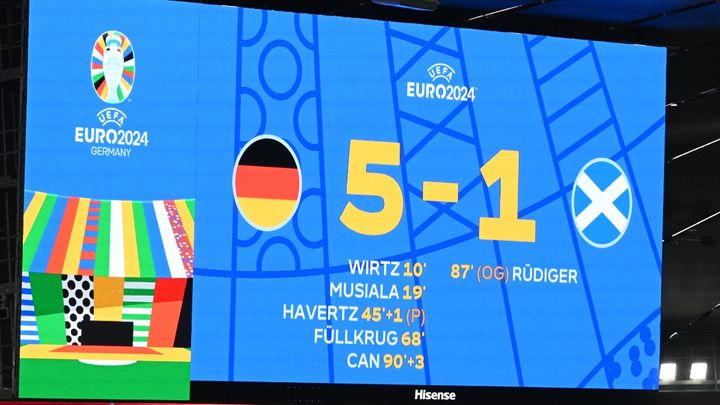 ドイツ、EURO2024開幕戦に5-1で快勝！惨敗のスコットランド主将は「自分たちに怒りと失望」