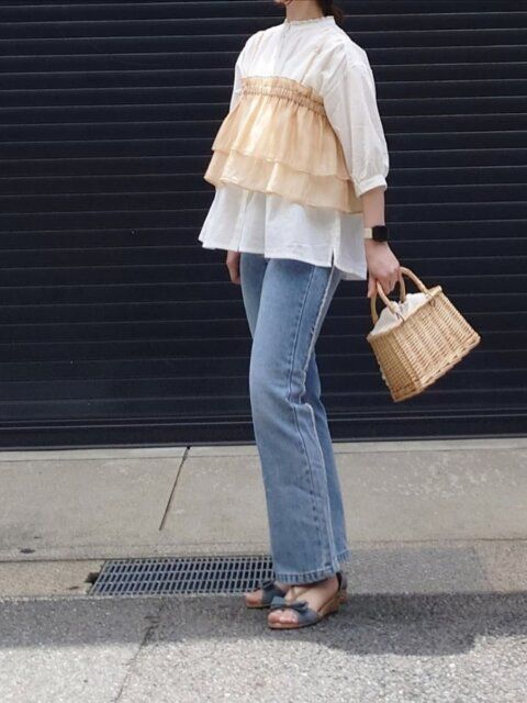 ビスチェを使ったコーデ3