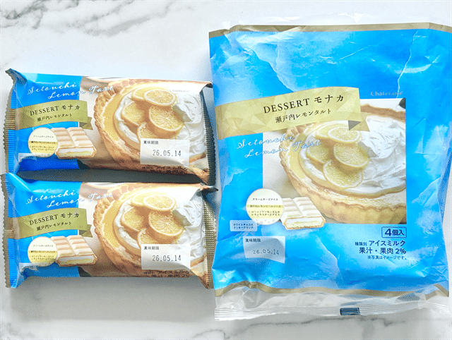 DESSERTモナカ 瀬戸内レモンタルト パッケージ